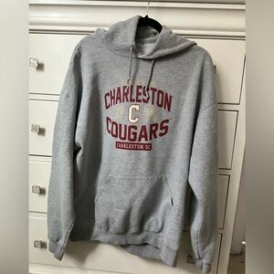 Jerzees Gray Charleston Cougars Hoodie